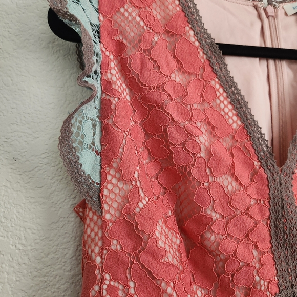 Sundance Vintage Days Lace Peplum Top M - Picture 4 of 9